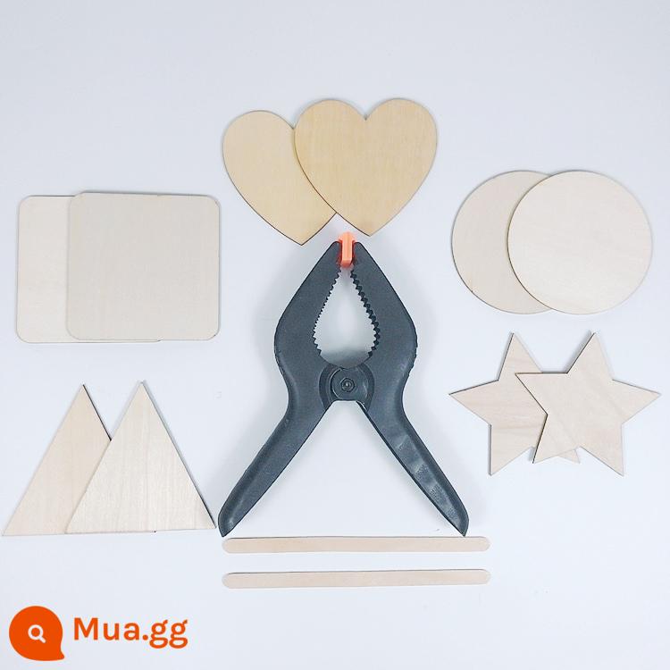 Dây buộc công cụ hình học áp tấm chữ G kẹp chỉ kim handmade tự làm chất liệu gói học sinh bộ màu chàm bùn - Bộ đĩa ép lớn (đường kính 10cm)