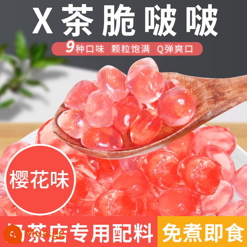 Huaxian Ni Hantian Quả Cầu Pha Lê 1Kg Nho Sắc Nét Bobo Đường Nâu Hạt Hoa Anh Đào Không Đun Trà Sữa Trân Châu Đặc Biệt - Hương Sakura 1 cân