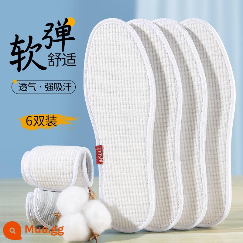 Lót cotton và sợi gai dầu cho nam và nữ thấm mồ hôi khử mùi thoáng khí khử mùi đáy siêu mềm thoải mái giày da chân thủ công chống mồ hôi đặc biệt mùa hè - 6 đôi mới] Hyperion + vải terry có khả năng thấm hút mồ hôi mạnh