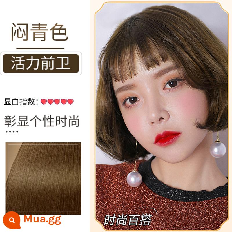 Tongrentang Yilin Ngọn tóc nguyên chất nguyên chất - 2 chai màu lục lam xỉn (mua một tặng một, có thể dùng nhiều màu khác nhau)