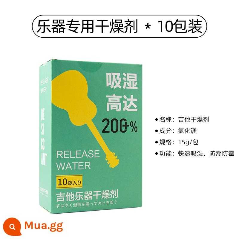 Dụng cụ âm nhạc đặc biệt guitar hút ẩm bột hút ẩm chống ẩm máy hút ẩm túi chống nấm mốc túi hút ẩm đàn piano ukulele đa năng - Chất hút ẩm cho nhạc cụ [gói 10]