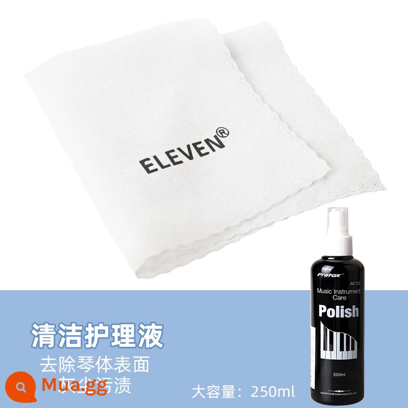 Dụng cụ âm nhạc phổ thông vải làm sạch đàn piano đặc biệt đàn guitar vải làm sạch đàn piano bass làm sạch và bảo trì khăn lau chăm sóc - Dung dịch chăm sóc bề mặt đàn piano White +