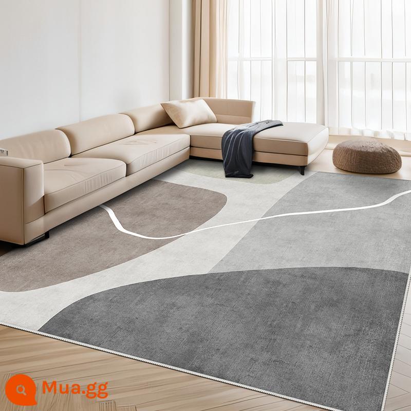 Thảm Phòng Khách 2023 Mới Sofa Bàn Chăn Ánh Sáng Cao Cấp Sang Trọng Sàn Full Shop Phòng Ngủ Đầu Giường Chăn Không Giặt - BO-881