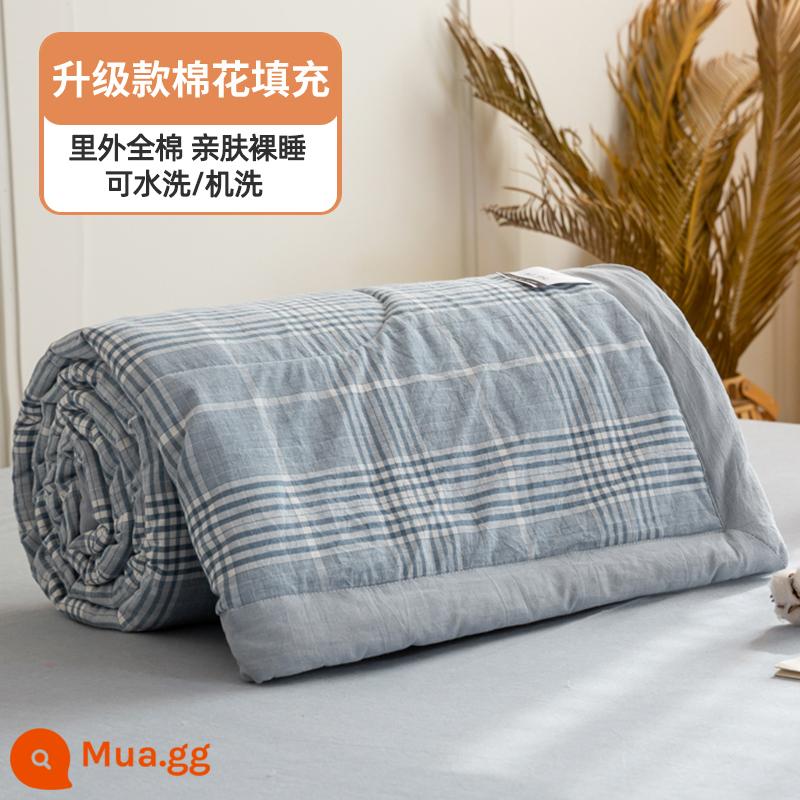 100% cotton bên trong và bên ngoài chăn mùa hè chăn điều hòa mùa hè chăn mát cotton nguyên chất đôi đơn có thể giặt bằng máy mùa hè lõi chăn mỏng - Berlinland [100% cotton bên trong và bên ngoài, mềm mại và thân thiện với da]