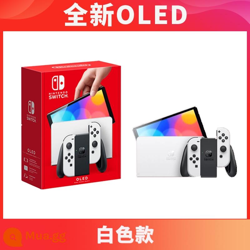 Thương hiệu mới NS Switch bảng điều khiển trò chơi lite OLED OLED phiên bản thời lượng pin cứng phiên bản hệ thống kép NS máy chủ - OLED trắng hoàn toàn mới đầy trò chơi