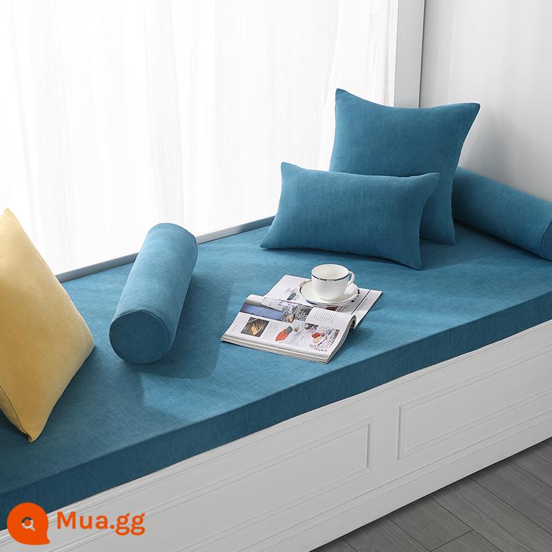 Thảm cửa sổ lồi, thảm bậu cửa sổ, thảm ban công xốp phổ thông, thảm tatami, thảm hình đặc biệt kiểu ins, được sản xuất theo yêu cầu cho tất cả các mùa - lục lam