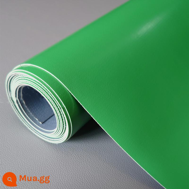 Sàn màu tinh khiết da dày chịu mài mòn sàn PVC chống thấm nước sàn xi măng trực tiếp trải miếng dán sàn nhảy mẫu giáo - Xanh thuần khiết 1,2mm