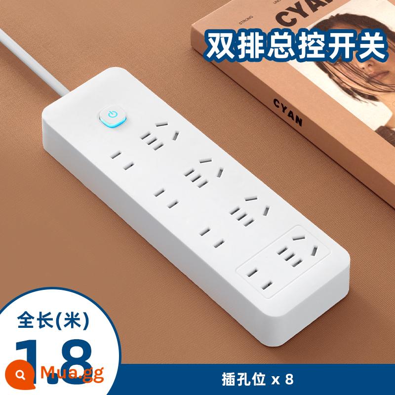 Miyong Hộ Gia Đình Mới Tiêu Chuẩn Quốc Gia Cắm USB Ổ Cắm Ban Điện Gia Đình Đa Năng Đa Lỗ Công Tắc Cắm dây Dây Cắm - 28 lỗ, tổng chiều dài (1,8 mét)