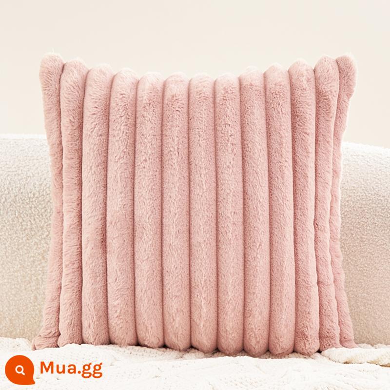 Gối Sofa Phòng Khách Ins Gió Sang Trọng Gối Đệm Lưng Dễ Thương Đệm Đèn Hiện Đại Sang Trọng Áo Gối Chần Gòn Không Lõi - Bột hoa anh đào Manwei