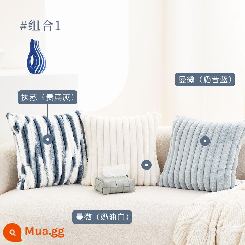 Gối Sofa Phòng Khách Ins Gió Sang Trọng Gối Đệm Lưng Dễ Thương Đệm Đèn Hiện Đại Sang Trọng Áo Gối Chần Gòn Không Lõi - Liên minh 1 Risho 10 nhân dân tệ