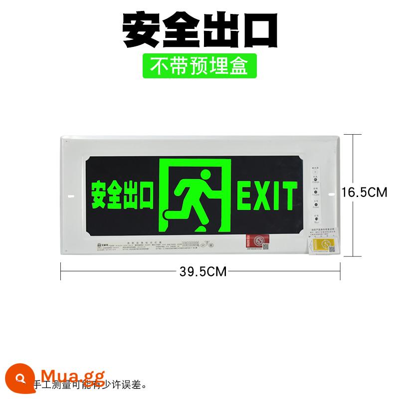 Bảng chỉ báo sơ tán nhúng Lối thoát hiểm cháy nổ được che giấu bên trong bức tường dấu hiệu cảm ứng thoát hiểm chiếu sáng khẩn cấp - Lối thoát an toàn (không có hộp nhúng)