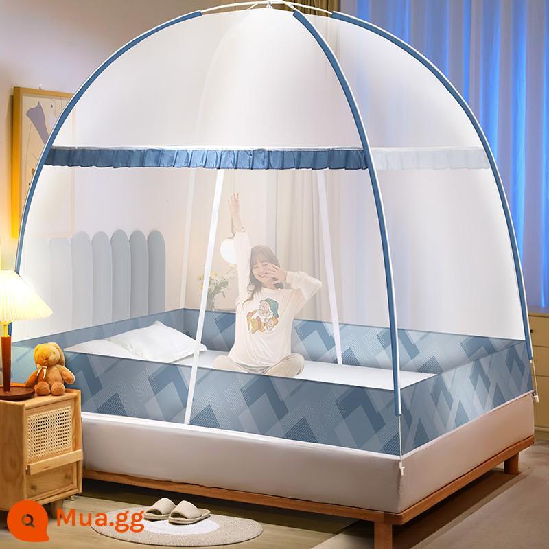 2023 mới không cần lắp đặt yurt home màn chống muỗi đơn giản tài khoản mẫu phòng ngủ trẻ em 2022 lều nhỏ - Hình học [Không chứa formaldehyde loại A do Baoma khuyên dùng]