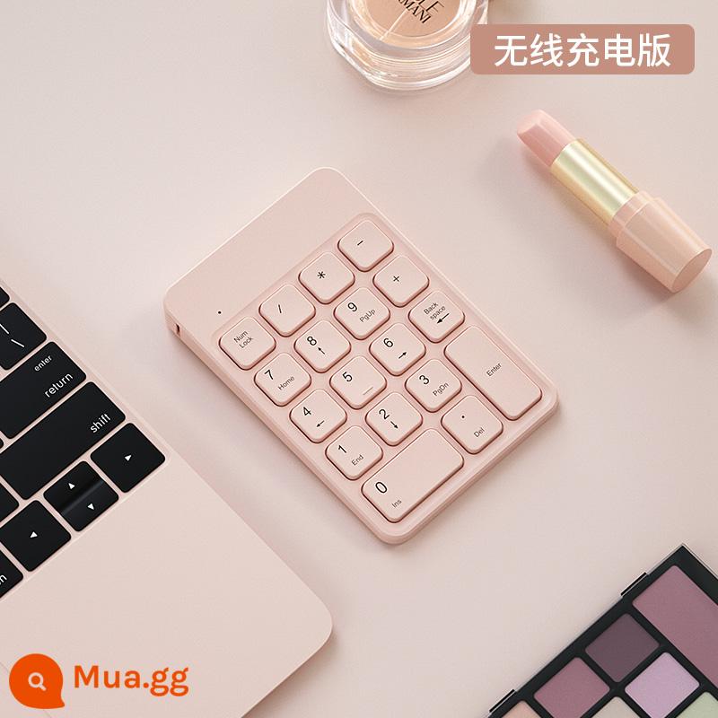 [Cửa hàng hàng đầu chính thức] BOW sạc chuột bàn phím kỹ thuật số Bluetooth không dây bên ngoài Apple mac notebook kế toán tài chính máy tính để bàn máy tính để bàn bên ngoài USB bàn phím nhỏ thuận tay trái khu vực kỹ thuật số - Sakura Pink〖Phiên bản sạc bàn phím không dây〗