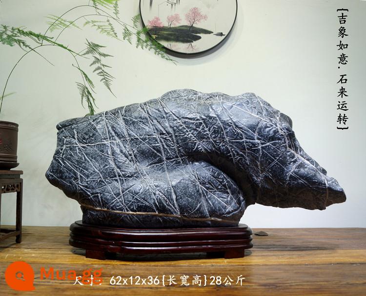 Trang trí đá Lingbi tự nhiên đá thô phòng khách phòng khách Bonsai Taihu Stone Office Xuangan Town House Loc -Water Stone Stone - 85{Đá đến và quay}