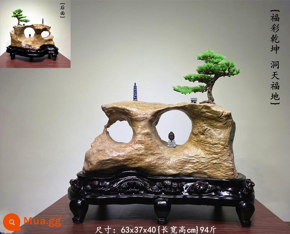 Trang trí đá Lingbi tự nhiên đá thô phòng khách phòng khách Bonsai Taihu Stone Office Xuangan Town House Loc -Water Stone Stone - ngọc lục bảo