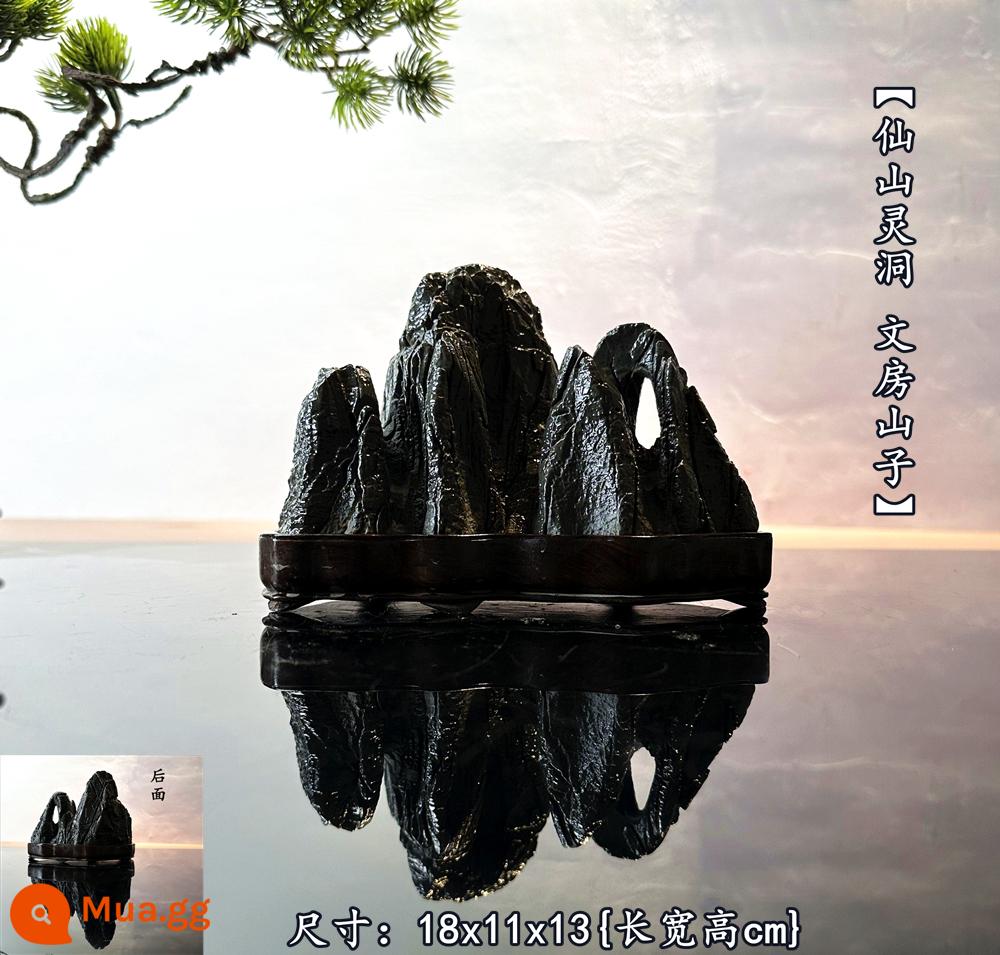 Trang trí đá Lingbi tự nhiên đá thô phòng khách phòng khách Bonsai Taihu Stone Office Xuangan Town House Loc -Water Stone Stone - 860{Xianshan Lingdong Wenfangshanzi}