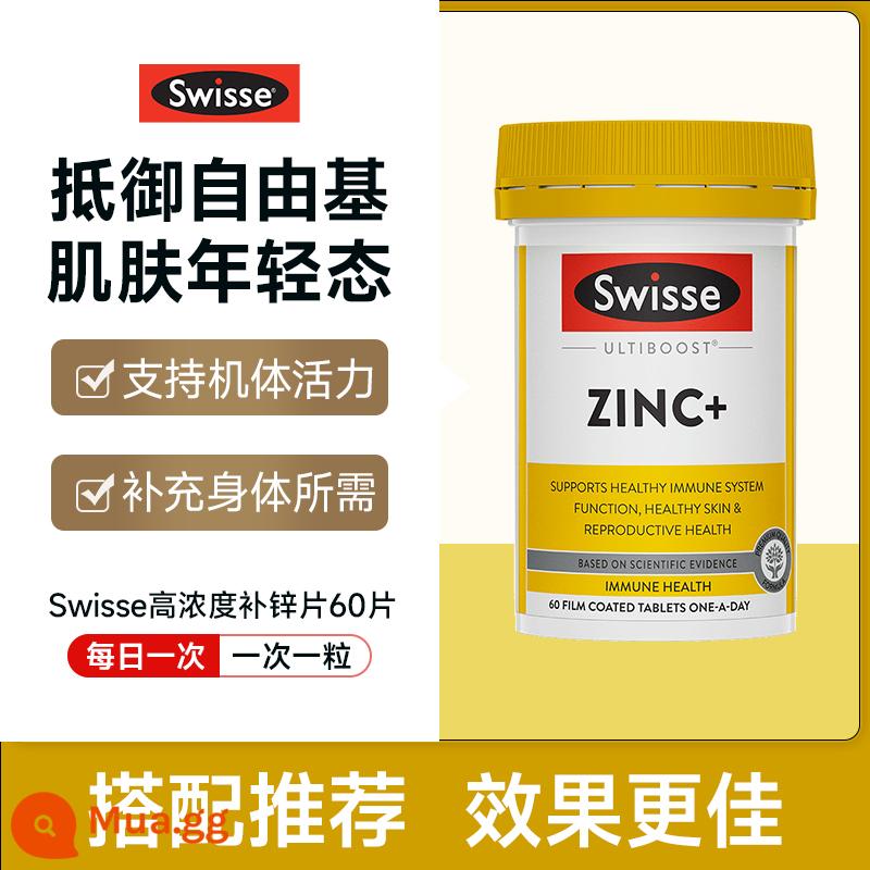 Viên uống lợi khuẩn swisse women's nam việt quất phụ nữ mang thai chăm sóc vùng kín chuyên biệt dưỡng phụ khoa phụ nữ Úc - [Viên bổ sung kẽm swisse 30 viên] Bảo vệ chống lại các gốc tự do và giữ cho làn da của bạn luôn đẹp