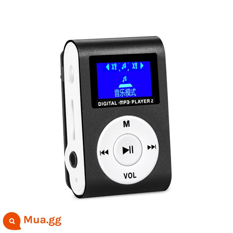 Miễn Phí Vận Chuyển Máy Nghe Nhạc Walkman Kẹp MP3 Có Thẻ Màn Hình Máy Nghe Nhạc MP3 Mini Chạy Thể Thao MP3 Sinh Viên Mô Hình MP3 - Màn hình màu đen