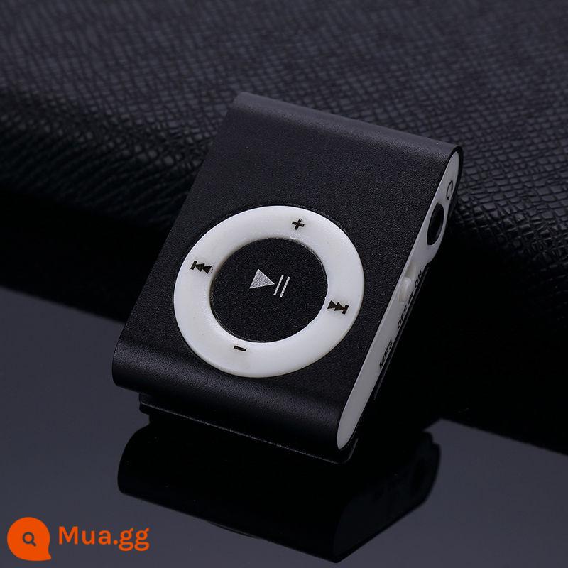 Miễn Phí Vận Chuyển Máy Nghe Nhạc Walkman Kẹp MP3 Có Thẻ Màn Hình Máy Nghe Nhạc MP3 Mini Chạy Thể Thao MP3 Sinh Viên Mô Hình MP3 - Kẹp màu đen