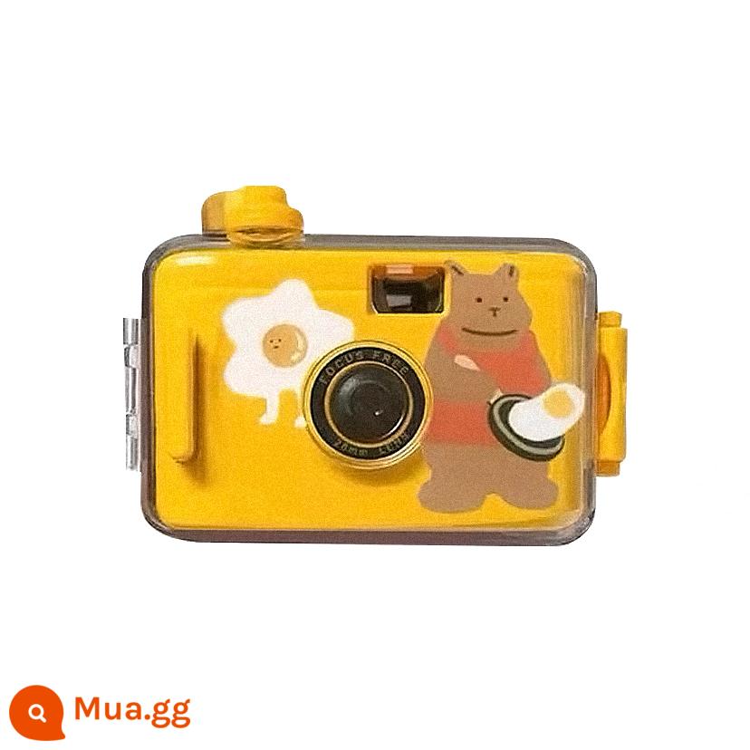 Miễn phí vận chuyển đánh lừa máy ảnh phim retro máy phim không Polaroid không dùng một lần máy ảnh phim quà tặng ngày sinh viên - máy ảnh vỏ màu vàng vàng