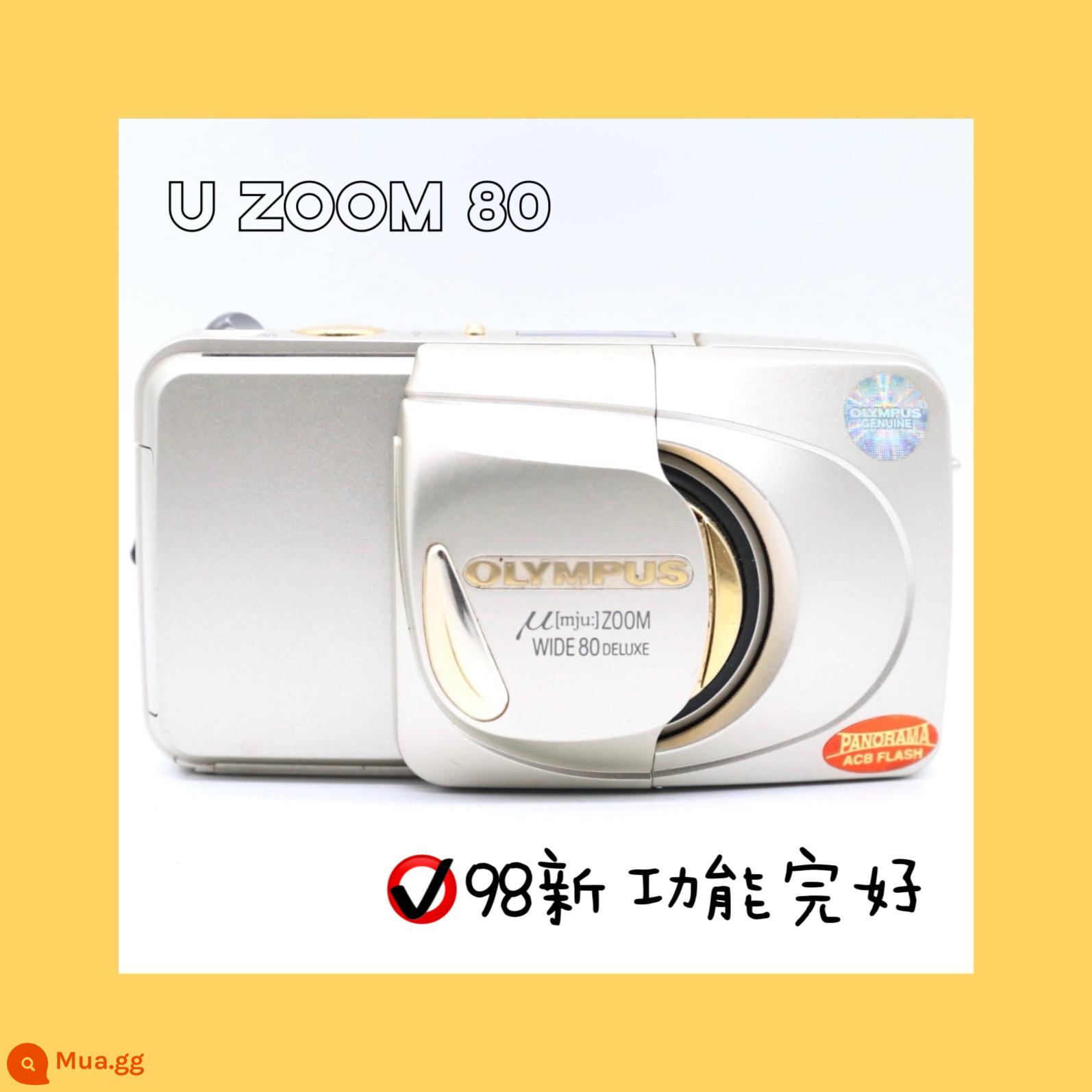 Olympus U2 Cố định Focus U1 U3 Zoom80 115 140 Máy ảnh tiêu cực Zhuangdafei đính kèm pin - U ZOOM 80 98 băng thông mới, miễn phí pin