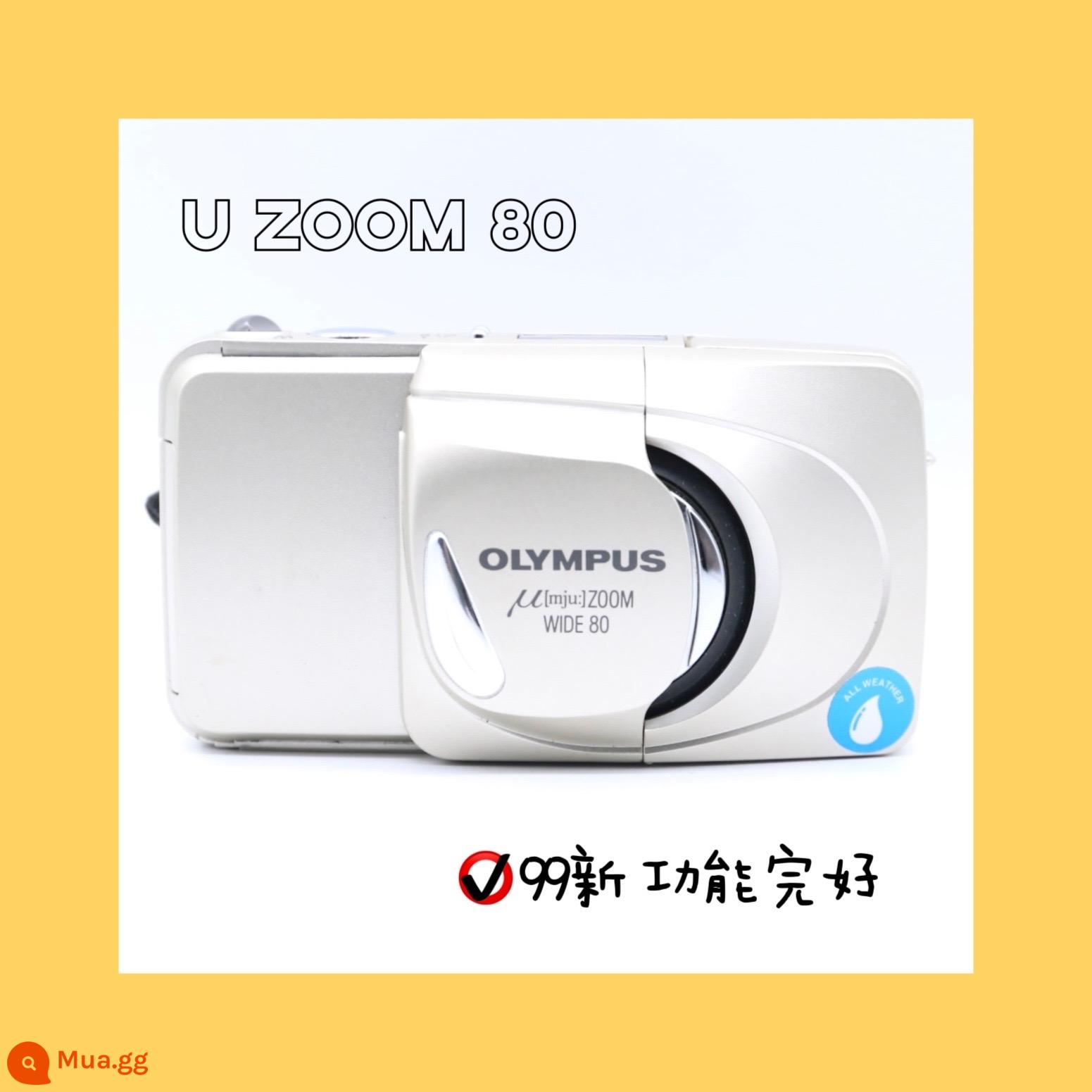 Olympus U2 Cố định Focus U1 U3 Zoom80 115 140 Máy ảnh tiêu cực Zhuangdafei đính kèm pin - U ZOOM 80 99 mới tặng kèm pin