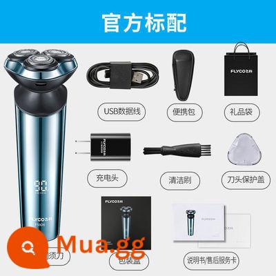 High -end Original Authentic Flying Chef Electric Razors SMART MEN SCRATCH CƠ THỂ - Bộ đồ màu xanh đích thực nguyên bản