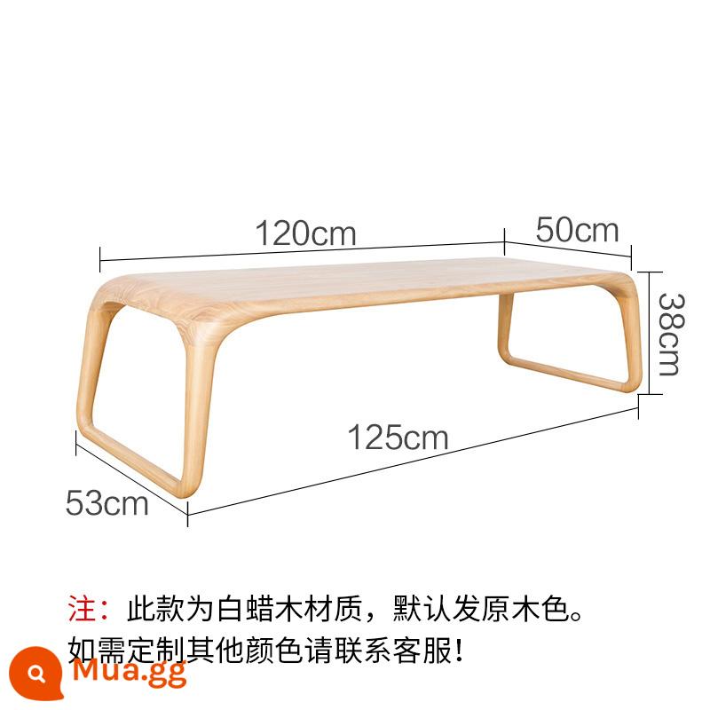 Tatami Tea Bàn Bàn Bàn Bàn cà phê Bàn nhỏ Người lùn Solid Wood Tùy chỉnh Antica Thiền định Bay Bay Bàn gỗ - Bàn cà phê tro 120