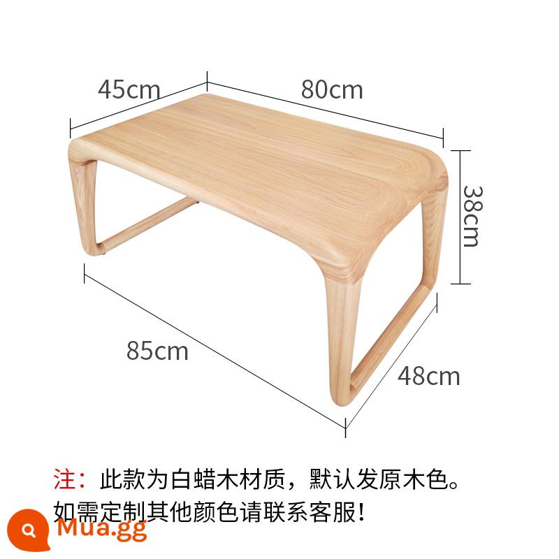 Tatami Tea Bàn Bàn Bàn Bàn cà phê Bàn nhỏ Người lùn Solid Wood Tùy chỉnh Antica Thiền định Bay Bay Bàn gỗ - Bàn cà phê tro 80