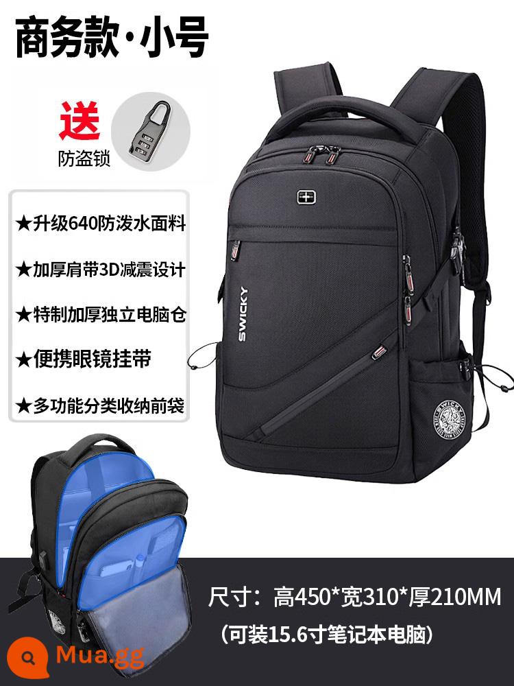 Thụy Sĩ Ba Lô Nam Công Suất Lớn Du Lịch Ngoài Trời Túi Máy Tính Ba Lô Học Sinh Trung Học Cơ Sở Schoolbag - Mô hình kinh doanh (quy mô nhỏ)