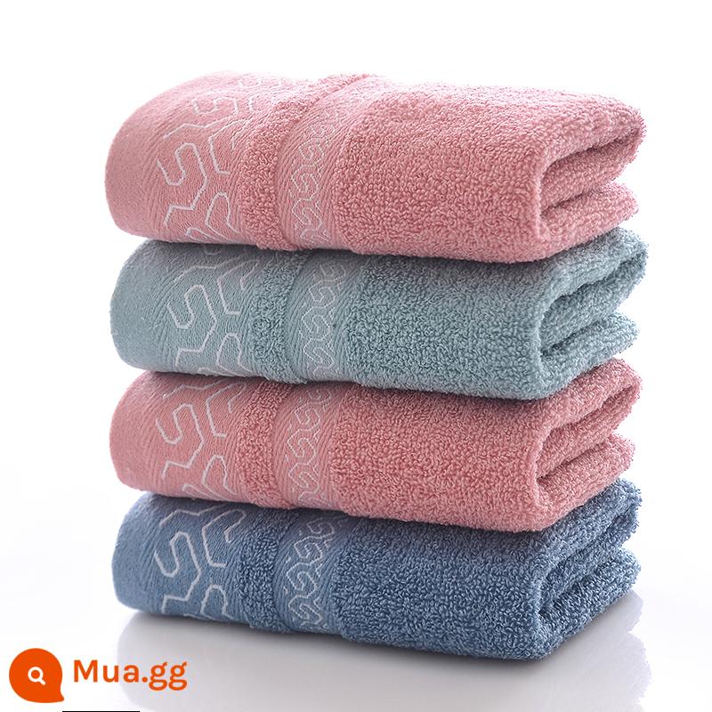 3 gói khăn mặt dày cotton nguyên chất rửa mặt gia đình dành cho cặp đôi, khăn tắm cotton cỡ lớn, mềm mại và thấm hút, bán hàng trực tiếp tại xưởng - Mẫu Trái Tim Hòa Bình [33*73] 3 gói [100% cotton]