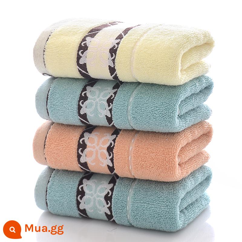 3 gói khăn mặt dày cotton nguyên chất rửa mặt gia đình dành cho cặp đôi, khăn tắm cotton cỡ lớn, mềm mại và thấm hút, bán hàng trực tiếp tại xưởng - Hoa xuân nở [33*73] 3 gói [bông]