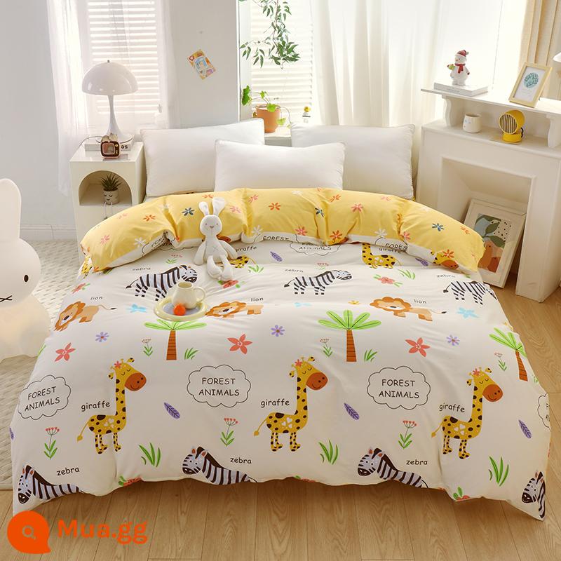 100% cotton Tân Cương vỏ chăn đơn mảnh vỏ chăn cotton 150x200x230 chăn trẻ em đơn 1.5m 180cm2 - thung lũng Hạnh Phúc