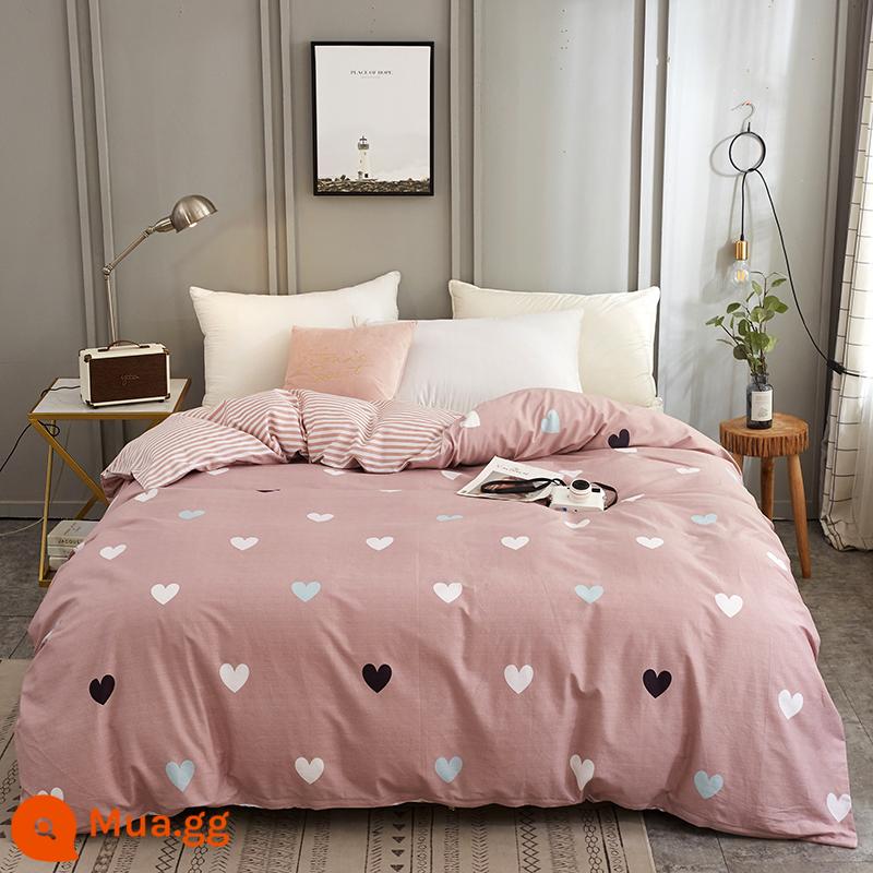 100% cotton Tân Cương vỏ chăn đơn mảnh vỏ chăn cotton 150x200x230 chăn trẻ em đơn 1.5m 180cm2 - Chúc Tiên