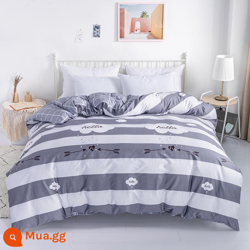 100% cotton Tân Cương vỏ chăn đơn mảnh vỏ chăn cotton 150x200x230 chăn trẻ em đơn 1.5m 180cm2 - yêu từ cái nhìn đầu tiên