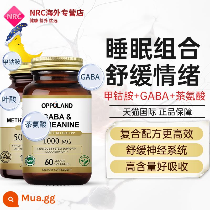 Methylcobalamin vitamin B12 axit folic viên b nhóm Mỹ dinh dưỡng thần kinh đích thực 5000mcg chính thức cửa hàng hàng đầu - Methylcobalamin + GABA axit aminobutyric [Giấc ngủ & Thần kinh & Tâm trạng]