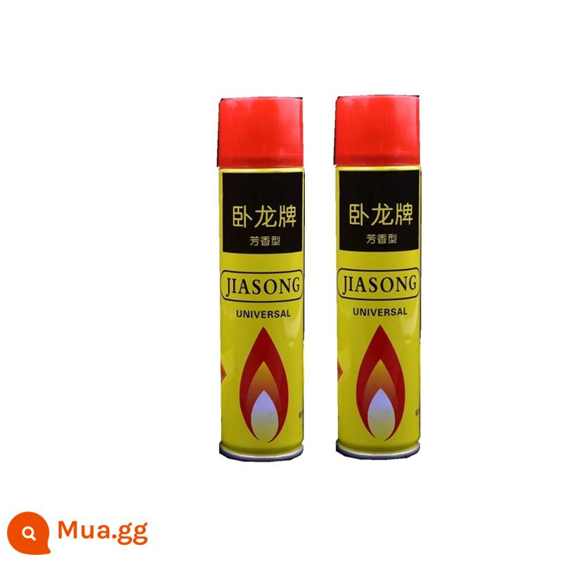 Bật Lửa Tướng Gas Đóng Hộp Độ Tinh Khiết Cao Cực Lớn 388Ml Dung Tích Lớn Đánh Lửa Đặc Biệt Súng Khí Chống Gió - [Chai nhỏ] Wolong 155ml [2 chai] Vòi bơm hơi bằng kim loại