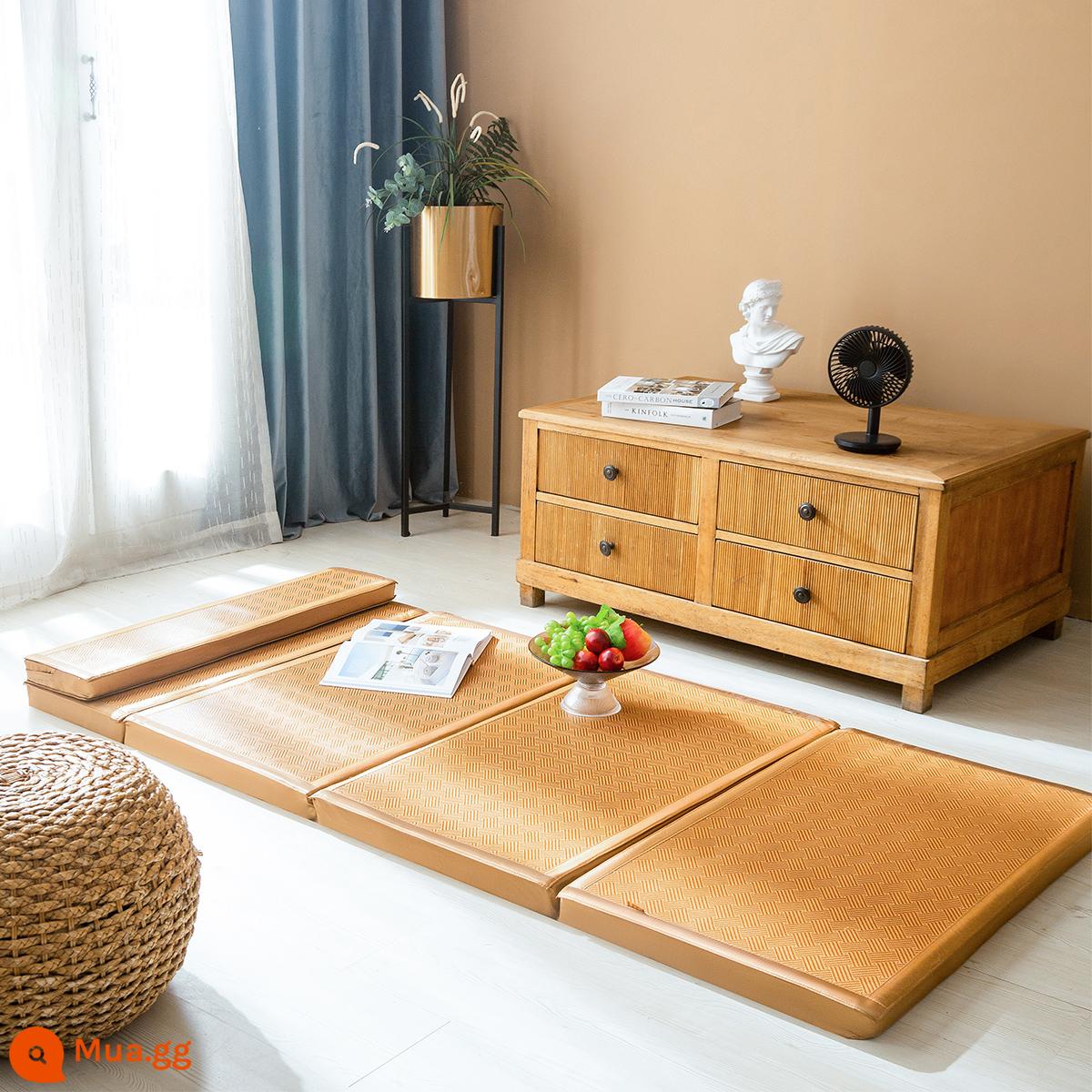 Hoàng Gulin mùa hè đệm lót sàn ngủ chiếu hiện vật sàn ngủ chiếu nhà phòng ngủ chiếu tatami thảm - Mô hình mây cổ [thảm ngủ trưa]