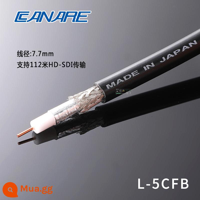 Kanai CANARE Kanami Video Đồng Trục HD-SDI Dòng Chất Lượng Cao L-4CFB/5DFB/LV-61S3D2V - L-5CFB đen-Đường kính dây: 7,7mm