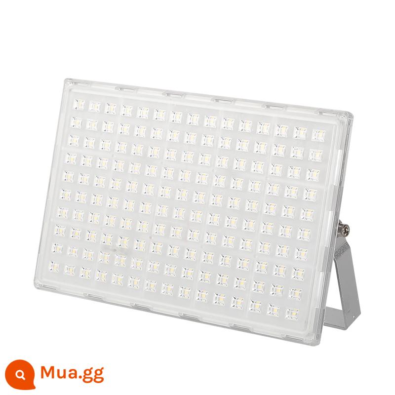 Đèn pha led chiếu sáng ngoài trời siêu sáng nhà xưởng xưởng chống nước bảng hiệu quảng cáo đèn rọi công trường đèn chiếu chân ngói - Đèn trắng đầy đủ 50 watt [Hạt đèn Philips] không thấm nước