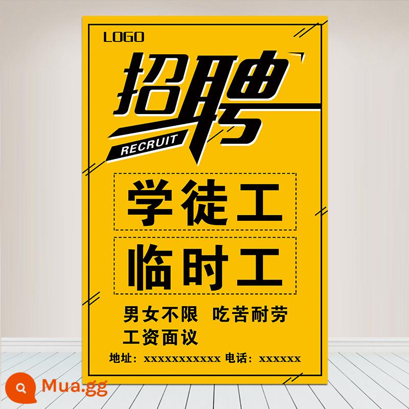 Áp phích quảng cáo tuyển dụng bồi bàn khách sạn tùy chỉnh thu ngân thông tin tuyển dụng biển quảng cáo hình nền sản xuất áp phích - 54[Tuyển dụng]