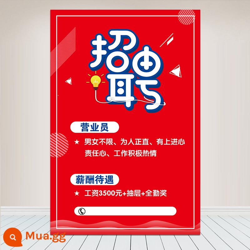 Áp phích quảng cáo tuyển dụng bồi bàn khách sạn tùy chỉnh thu ngân thông tin tuyển dụng biển quảng cáo hình nền sản xuất áp phích - 48[Tuyển dụng]