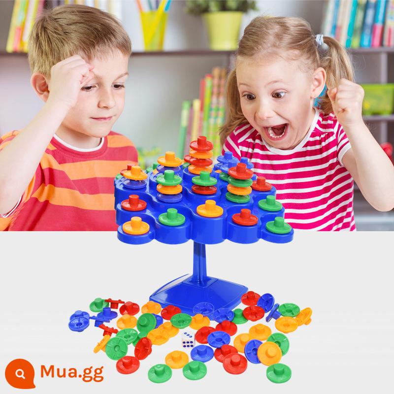 Câu đố dành cho trẻ em cân bằng phi hành gia board game Jenga đồ chơi tương tác giữa cha mẹ và con cái để bàn trận chiến tập trung đôi - Cây cân bằng trí thông minh [trận chiến hai người chơi]