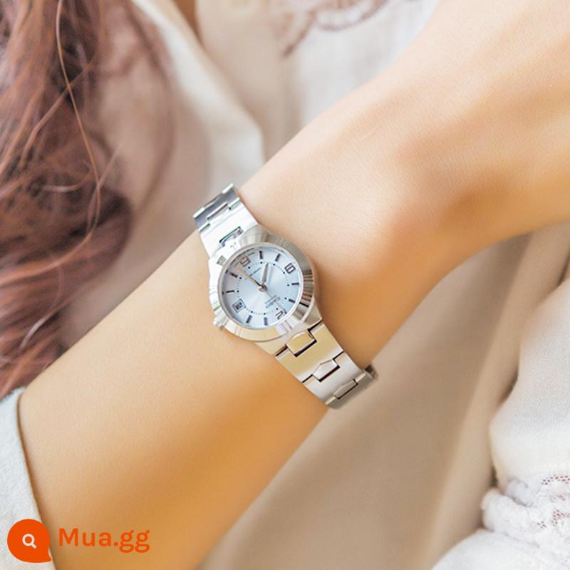 Đồng hồ CASIO nữ CASIO hoa anh đào màu hồng đơn giản thời trang khí chất mặt nhỏ đồng hồ thạch anh chống thấm nước LTP-1241D - LTP-1241D-2A Người mẫu nổi tiếng trên mạng Xiaohongshu