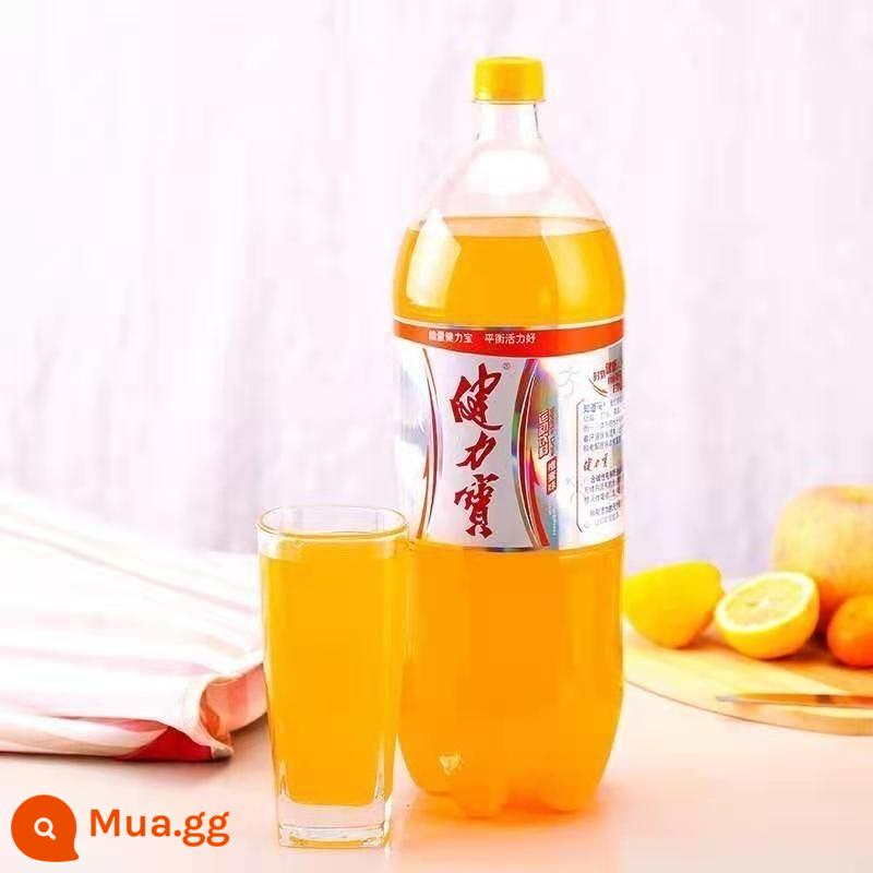 Jianlibao chai nhỏ 300ml nước uống thể thao có ga nỗi nhớ tuổi thơ soda cổ điển hương cam mật ong - [Chai cực lớn 2L] Hương cam mật ong*1 chai