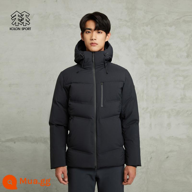 KOLON SPORT Kolon xuống áo khoác nam ngoài trời không thấm nước chống nước ngỗng áo khoác xuống áo khoác thoáng khí - BK đen