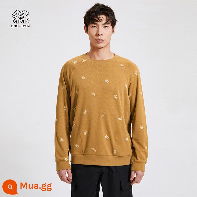 KOLONSPORT Kolon ngoài trời quần áo giản dị nam co giãn bên trong núi cắm trại áo len cổ điển - Lạc đà CA