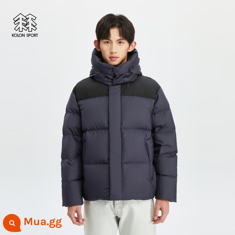 KOLON SPORT Kolon ngoài trời nam xuống áo khoác thể thao mùa đông ấm áp ngỗng xuống áo khoác áo khoác - Tây Tạng Xanh NV