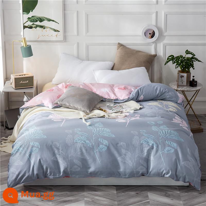 Vỏ chăn đơn mảnh bông nguyên chất 100 cotton ký túc xá vỏ chăn đơn 150x200 mùa đông dày chăn đơn sinh viên đơn nam - Ye Ye Tình Yêu | Bông nguyên chất tốt cho sức khỏe hơn