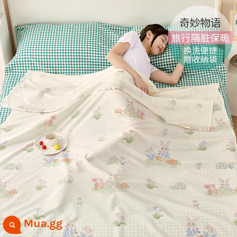 Cotton Khách Sạn Túi Ngủ Bẩn Trưởng Thành Đi Công Tác Đôi Du Lịch Hiện Vật Khách Sạn Cotton Tấm Vỏ Chăn Di Động - Câu chuyện tuyệt vời 丨Túi đựng đồ miễn phí cùng kiểu dáng